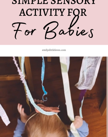 simple sensory activity for babies