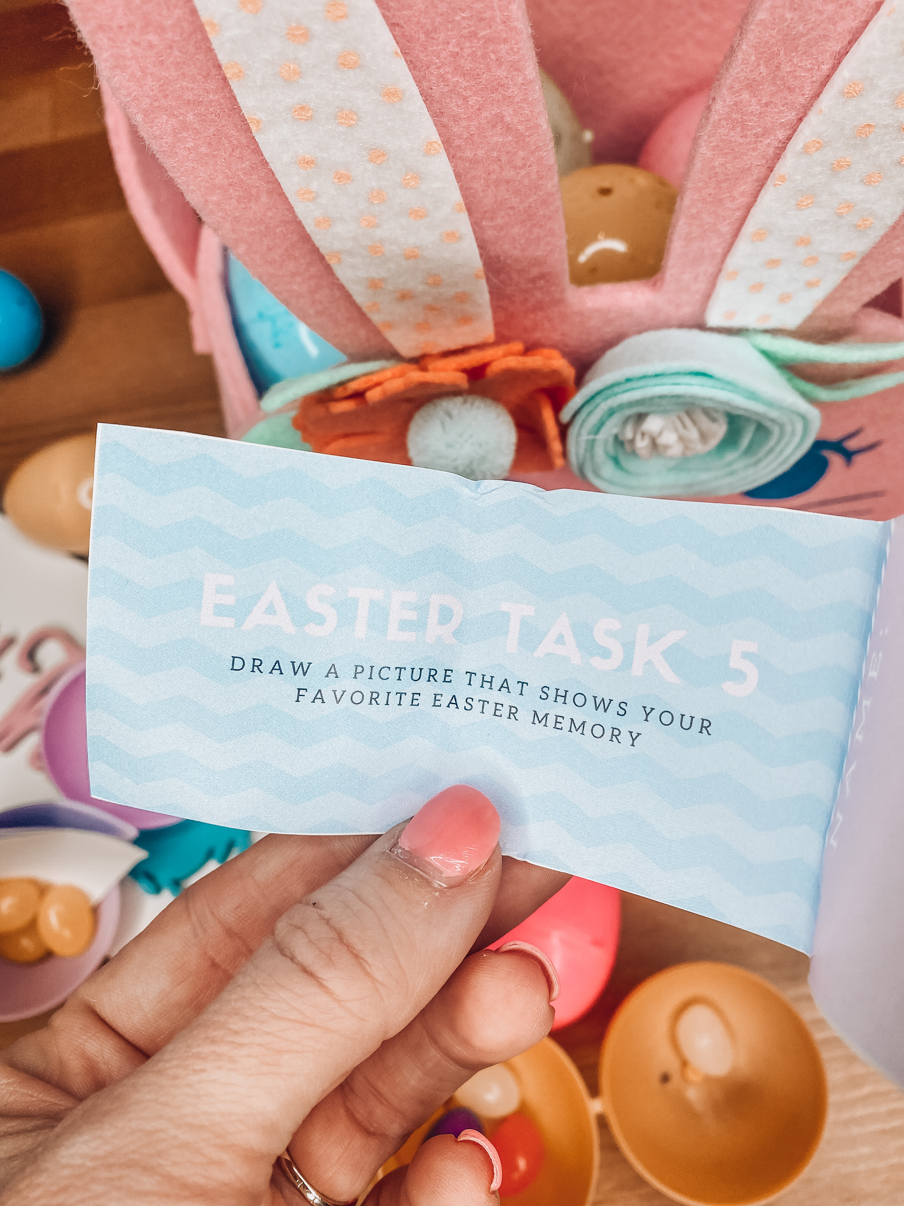 easter task card example